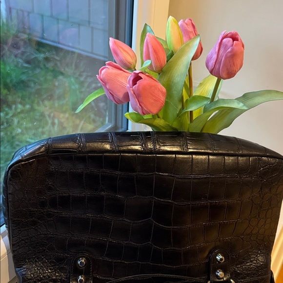 Balenciaga First Croc-Embossed Handbag - Picture 8 of 16